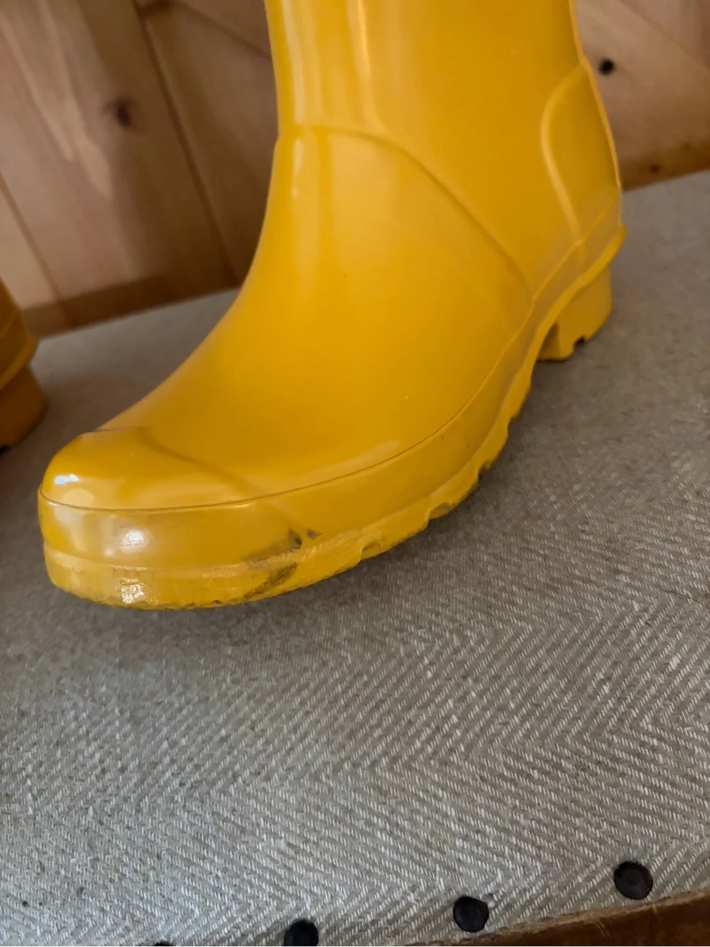 Hunter Original Yellow Rain Boots | Big Kids 3 Boys/4 Girls
